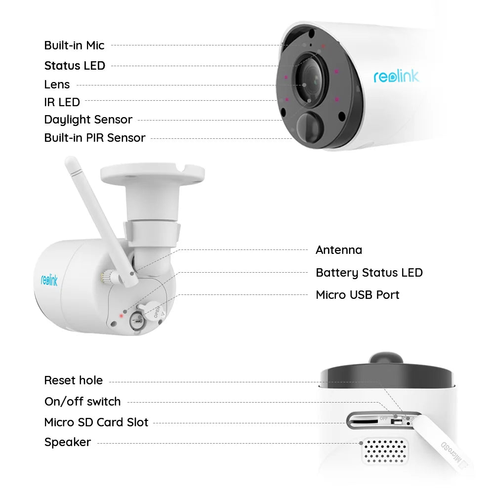 Reolink Argus Eco: Wire-Free 1080p Outdoor Security Cam - R & R Innovations