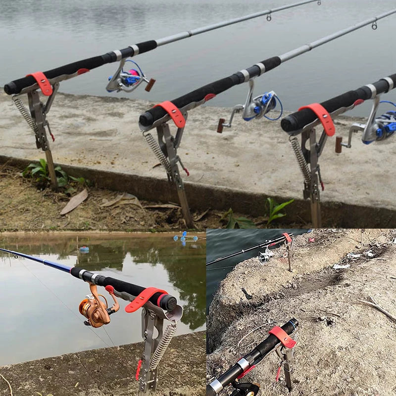 LINNHUE Stainless Steel Automatic Fishing Rod Holder: Adjustable Sensitivity - R & R Innovations