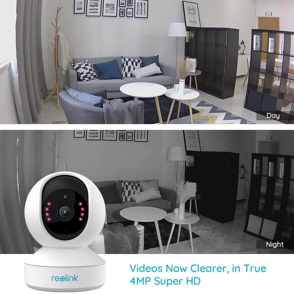 Reolink E1 Pro: 4MP HD Pan/Tilt WiFi Camera, Home Security - R & R Innovations