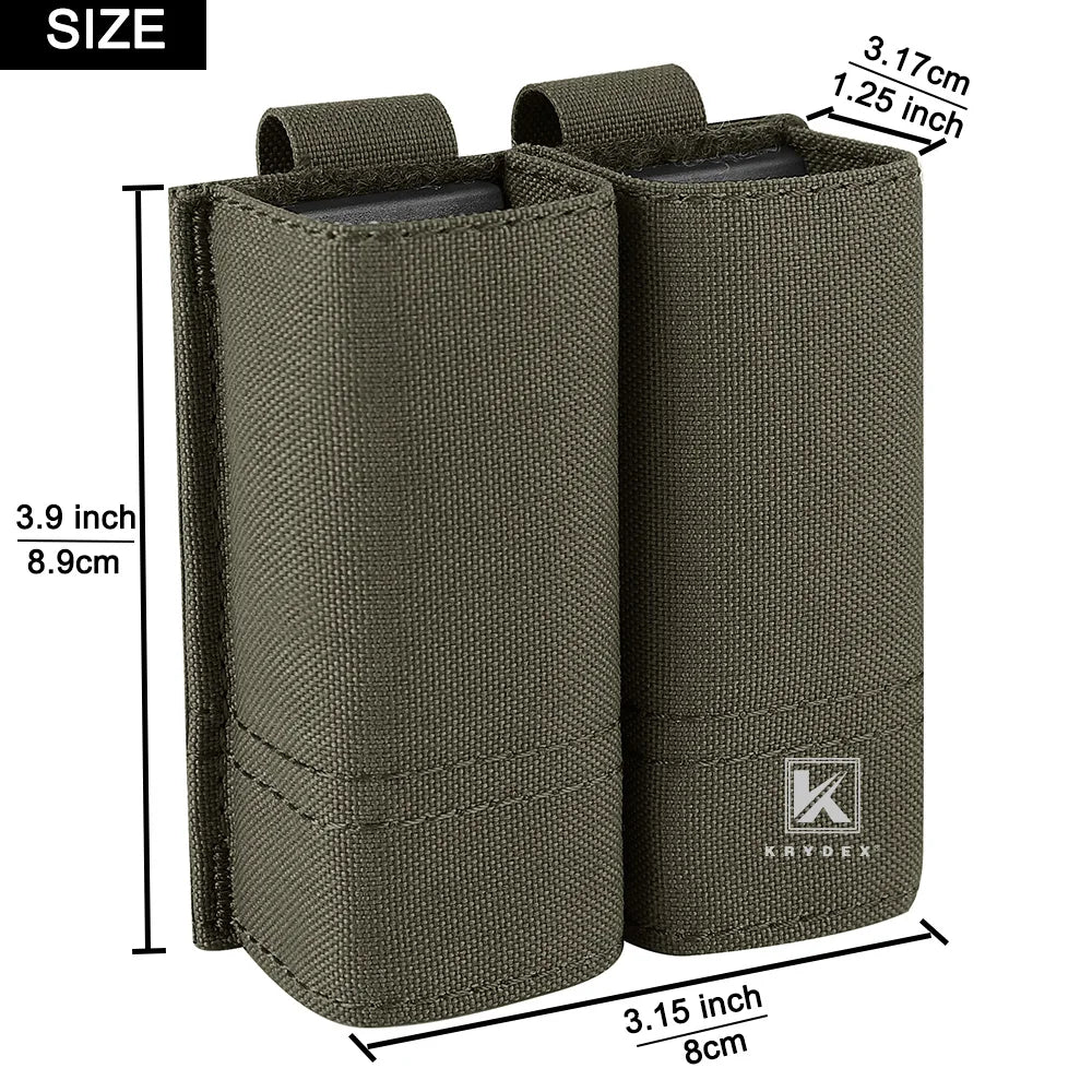 Tactical Double Stack 9MM Mag Pouch Kydex Insert - R & R Innovations