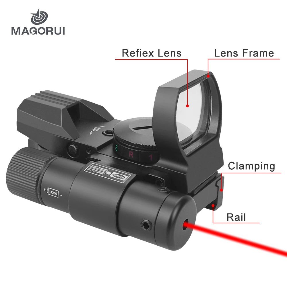 Magorui Green Red Dot Holographic Laser Sight Scope - R & R Innovations