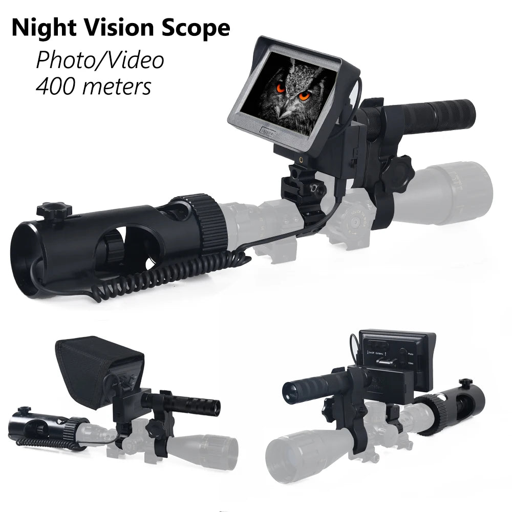 Megaorei 2 Night Vision Scope for Riflescopes, HD Display - R & R Innovations