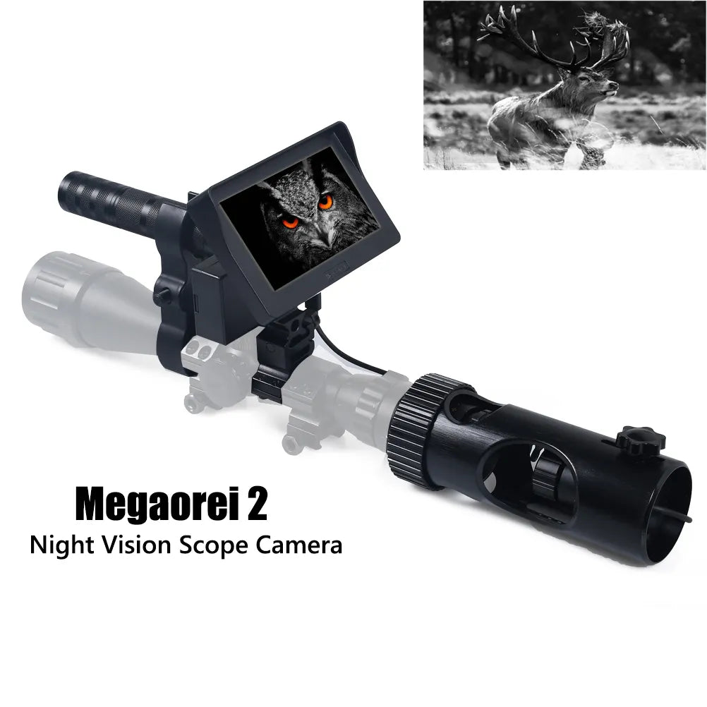 Megaorei 2 Night Vision Scope for Riflescopes, HD Display - R & R Innovations