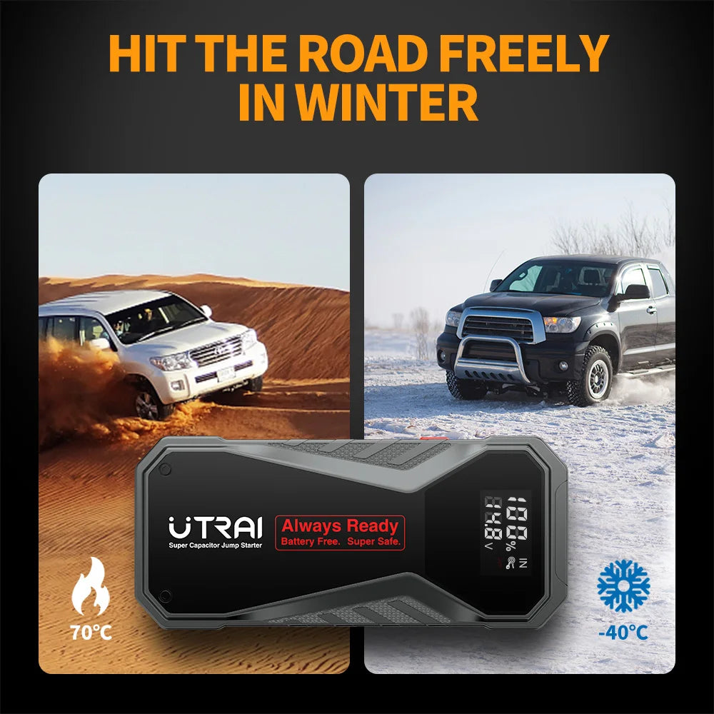 UTRAI Batteryless Car Jump Starter, 1000A Quick Charge - R & R Innovations