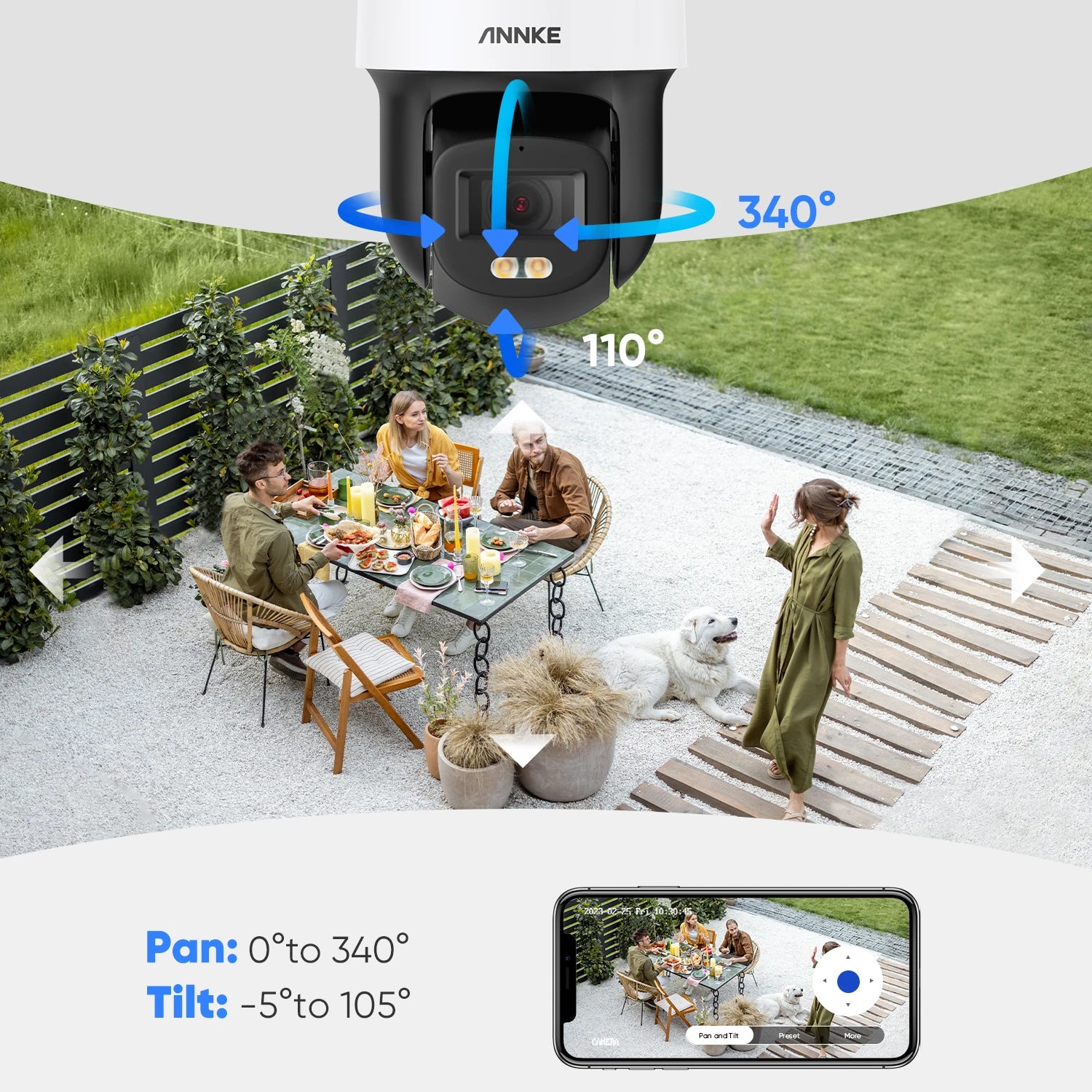 Annke Outdoor POE Camera: Full Color, Two-Way Audio Surveillance - R & R Innovations