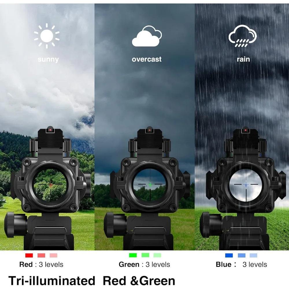 Illuminated Tactical Rifle Scope with 20mm Rail Mount - R & R Innovations