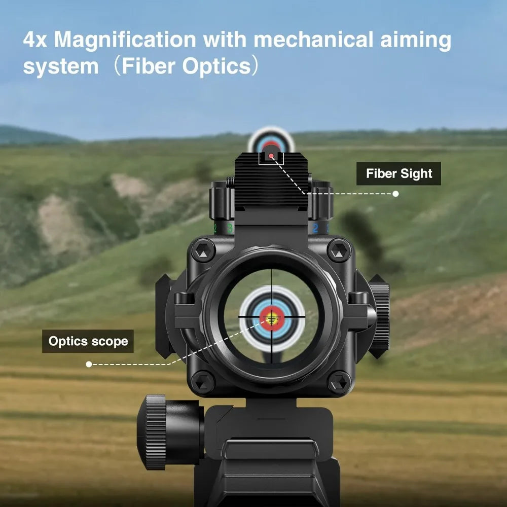 Illuminated Tactical Rifle Scope with 20mm Rail Mount - R & R Innovations