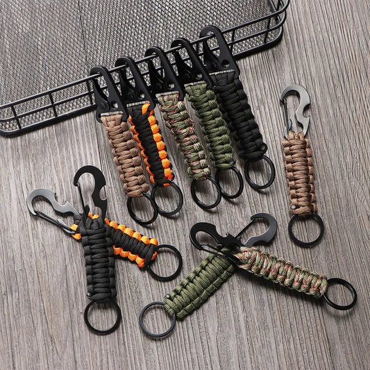 Military Paracord Keychain: Outdoor Survival Kit with Multi-Tools - R & R Innovations