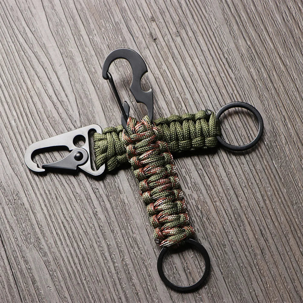 Military Paracord Keychain: Outdoor Survival Kit with Multi-Tools - R & R Innovations