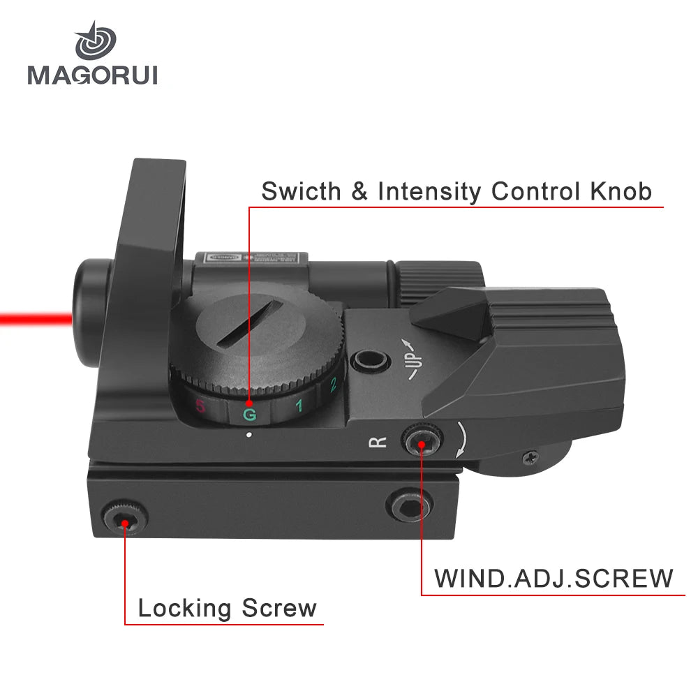 Magorui Green Red Dot Holographic Laser Sight Scope - R & R Innovations