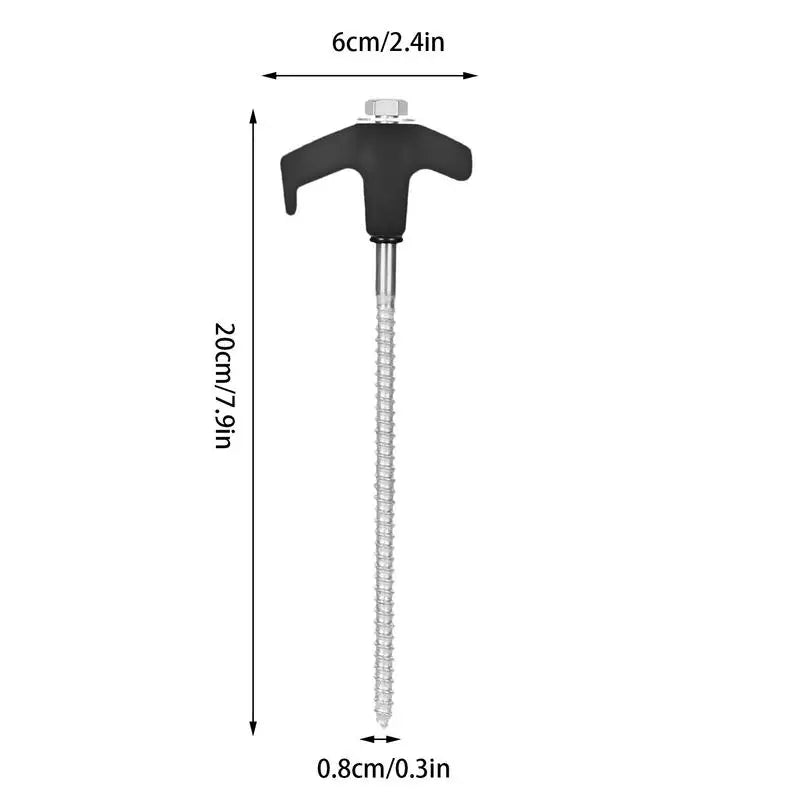 15-Piece Heavy-Duty Spiral Ground Anchors for Camping Tents - R & R Innovations