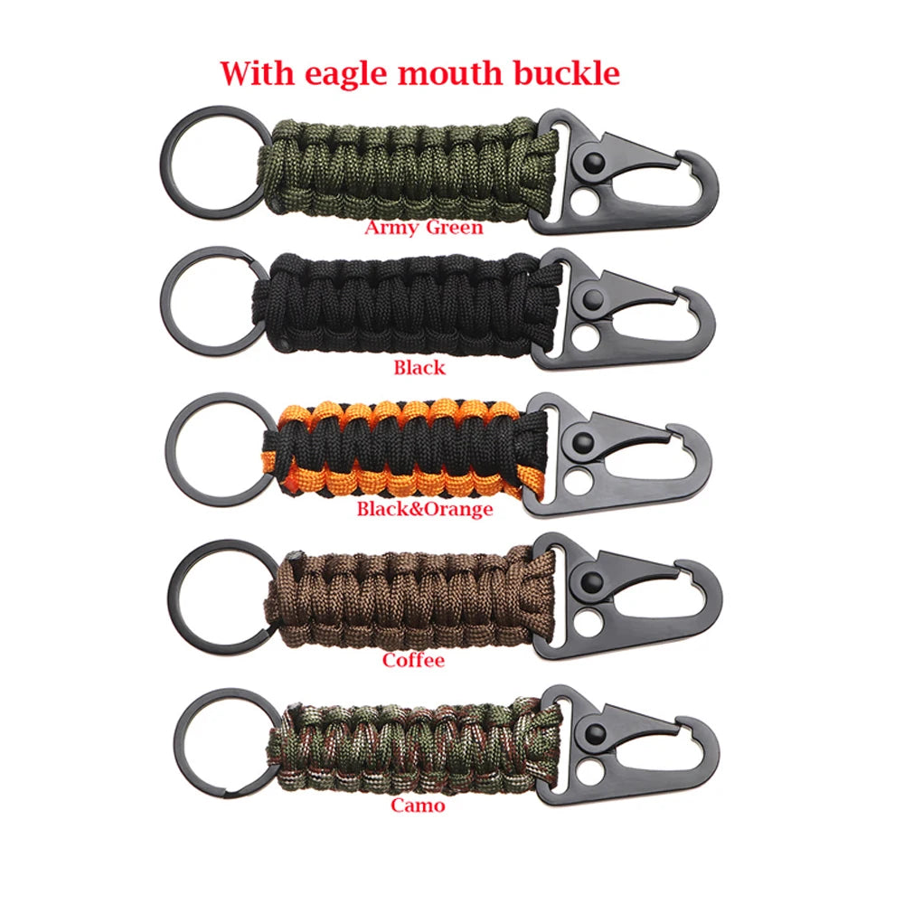 Military Paracord Keychain: Outdoor Survival Kit with Multi-Tools - R & R Innovations