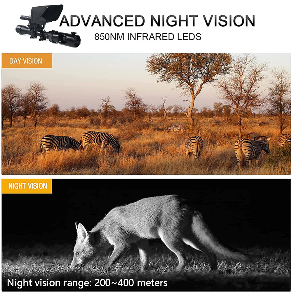 Megaorei 2 Night Vision Scope for Riflescopes, HD Display - R & R Innovations