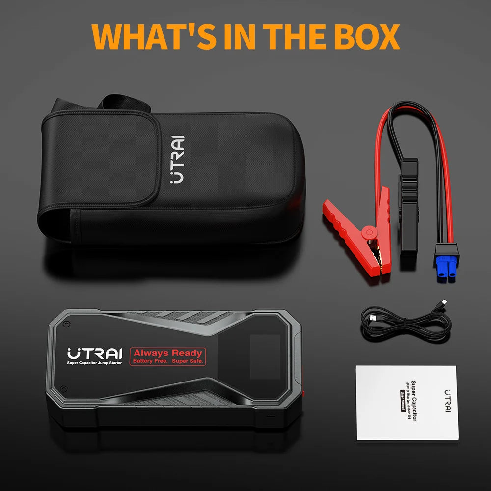 UTRAI Batteryless Car Jump Starter, 1000A Quick Charge - R & R Innovations