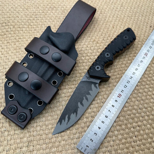 M27 Camo Special Edition Small Straight Knife Gift Knife Survival Knife Outdoor Tool Pocket Knife A8 Steel - R & R Innovations