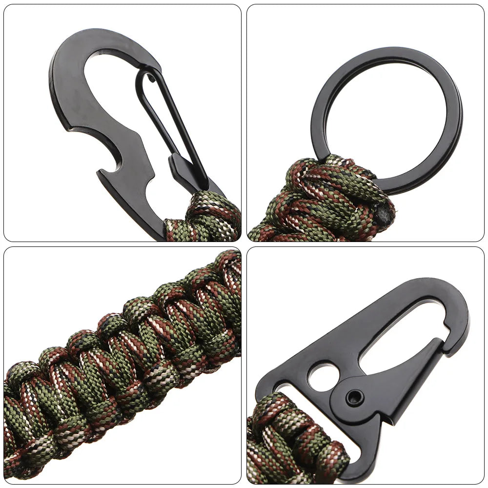 Military Paracord Keychain: Outdoor Survival Kit with Multi-Tools - R & R Innovations